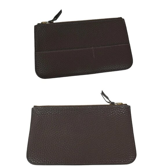 HERMES Logos Dogon GM Long Bifold Wallet Togo Leather Brown GHW 86YH814 - Picture 14 of 16